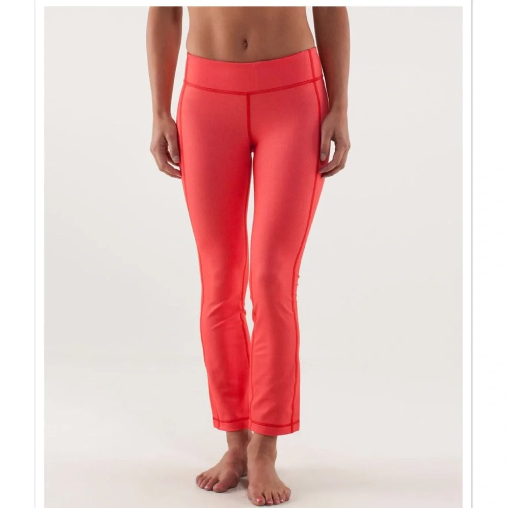 Lululemon PYB Pants in Love Red Slub Denim